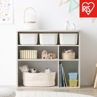 収納棚 ラウンドシェルフ RUSR-74S ホワイト