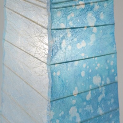 【和紙照明】フロアライト tree ラグーン×小倉流紙ブルー　B-150-LD