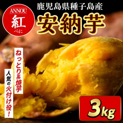 種子島産安納紅いも3kg Sサイズ