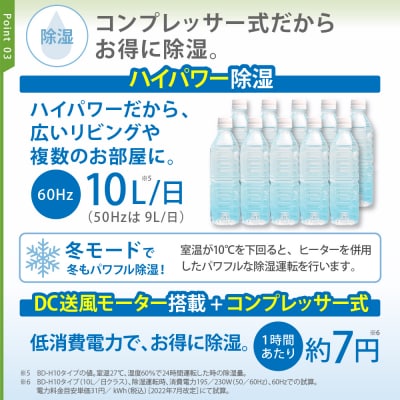 【CORONA】衣類乾燥除湿機 11畳(50Hz)/13畳(60Hz)BD-H1026(AG)