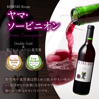 小牧ワイナリー　サクラアワード受賞ワイン2本セット(小牧産ぶどう100%使用) [026A12]