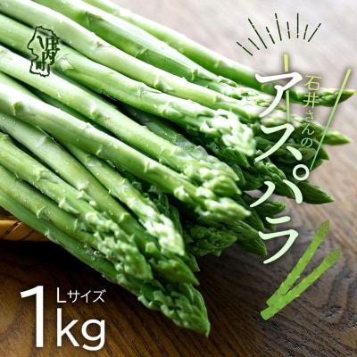 【R8.3月より順次発送】庄内町産 アスパラガス 1kg Lサイズ(入金期限:2026.9.30)