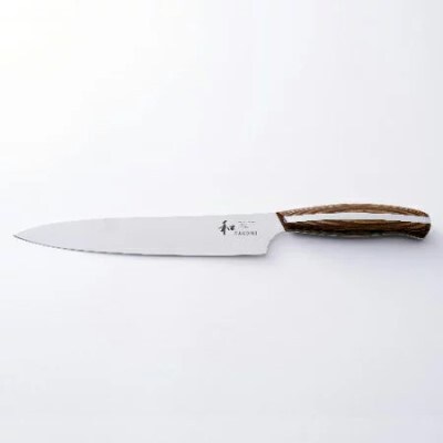 【和 NAGOMI】カービングフォーク(茶)とスライサーのセット【最長6ヶ月目安に発送】