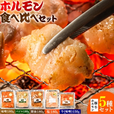 豚・牛ホルモン5種セット 焼肉レストラン食道園《30日以内に出荷予定(土日祝除く)》