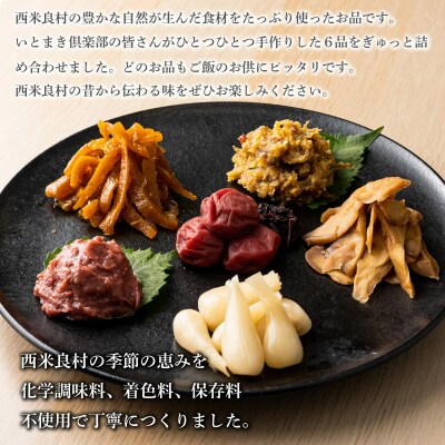 【ふるさと納税】いとまき倶楽部 6点セット 宮崎県 西米良村 ご飯のおとも おかず