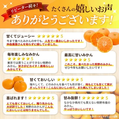 【2026年11月下旬ごろ発送予定】仲森農園の【完熟】熊野みかん(10kg)