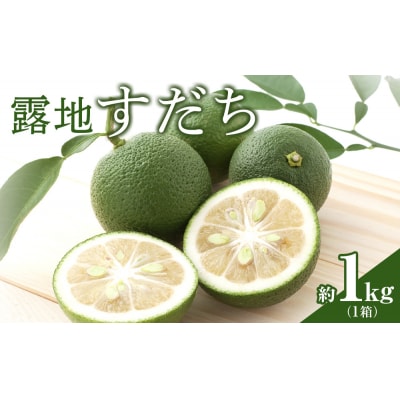 【期間限定】露地すだち1kg(1箱)【BP003】