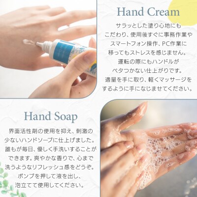 サワーポメロ ハンドクリーム 30g×1本 と ハンドソープ 200ml×1本