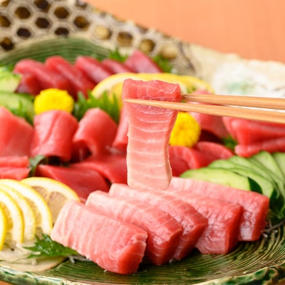 天然 本マグロ 中トロ 100g×2 赤身 100g×2 計400g 便利な真空小分け