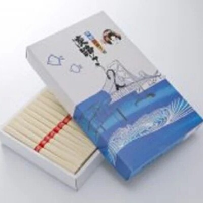 【金山製麺】淡路島手延べ素麺　淡じ糸　赤帯　化粧箱(2000g)