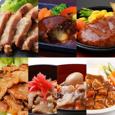 金の桜黒豚簡単調理おかずセット7種(レンジ対応)