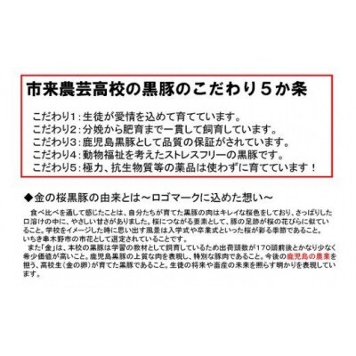 レンジでチン!金の桜黒豚 6食分「黒豚丼(180g×6袋)」