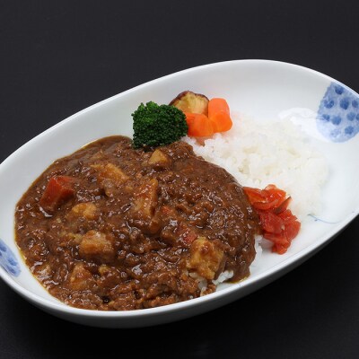 <レンジ対応可>金の桜黒豚と焼き干し芋のコラボ・おいもハウスカレー(200g×6袋)