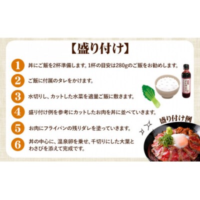 あか牛丼セット 道の駅竜北