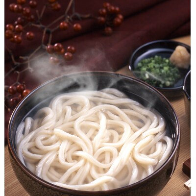 【定期便】うどん屋めん一の季節を感じる純生うどんセット(8人前) 年間6回定期発送【D-9】