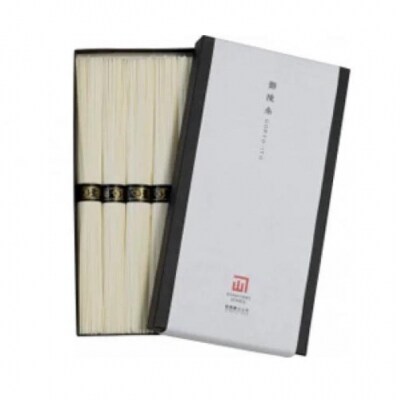 淡路島手延べ素麺 御陵糸 黒帯(300g)包装品12箱セット