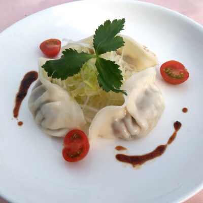 食い福ほうらいの【名古屋コーチン水餃子】