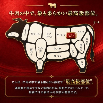 黒毛和牛 ヒレブロック 1.5kg A5ランク ステーキ用