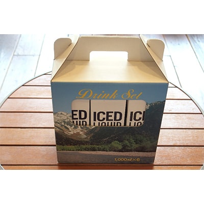 【直火焙煎珈琲】オリジナル　アイスコーヒー(無糖) 1000ml×6本