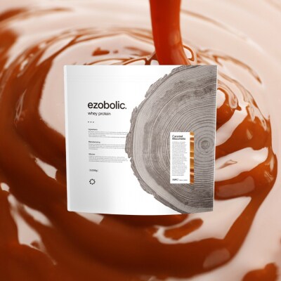 【定期便3回】キャラメルマキアート風味 1kg EZOBOLIC プロテイン LG103-B