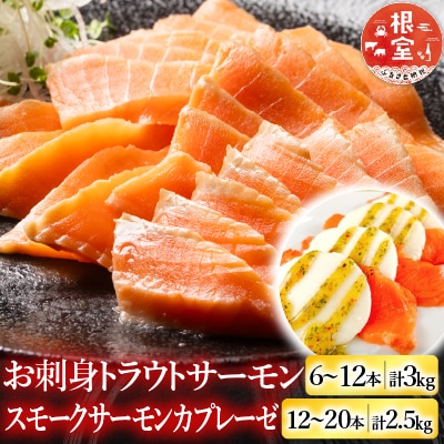 トラウトサーモン&サーモンカプレーゼ E-09006