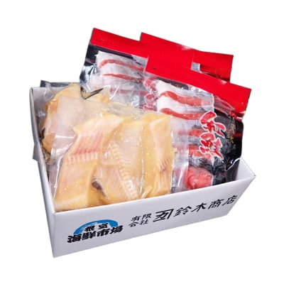 天然甘口紅鮭5切れ×3P・銀だら西京漬け6切(3切×2P) A-11208