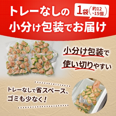 鹿児島県産豚肉 ピーマンの肉詰め 400g×4袋(計1.6kg)　K277-003_01