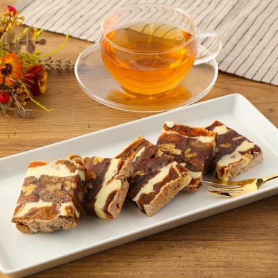 【一善や】干柿と胡桃と無花果のミルフィーユ(6個入り)|京都 人気 スイーツ 洋菓子 果物 おすすめ