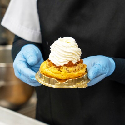 来迎寺在来種そば粉&韃靼そば | うろこやのし梅のパリブレスト 4個