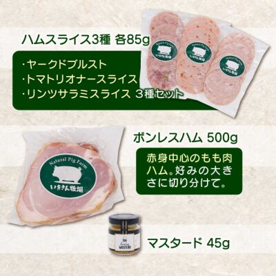 一貴山豚 ハム・ソーセージ 9種セット 『極』 いきさん牧場 豚 肉 [AGB024]