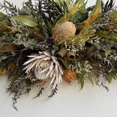 キングプロテアのグリーンタペストリー(LLサイズ)糸島市/tokohana [AOC044]