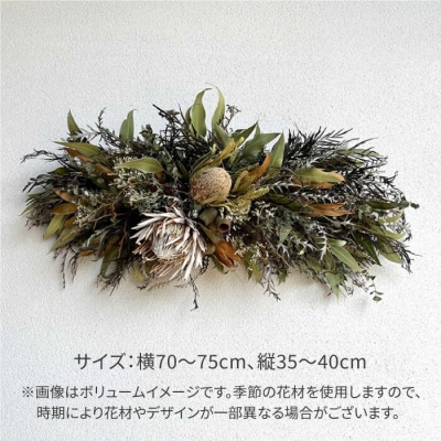 キングプロテアのグリーンタペストリー(LLサイズ)糸島市/tokohana [AOC044]