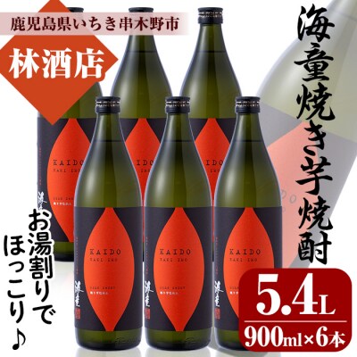 芋焼酎 「海童 焼き芋」 900ml ×6本 25度 