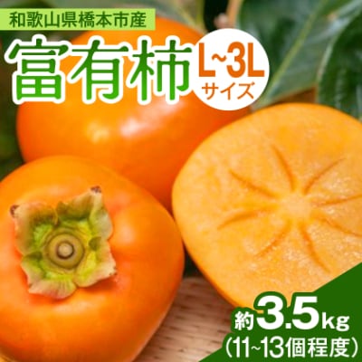 ケーズファーム　富有柿　11～13個入　約3.5kg