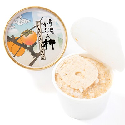 高野の知恵かむろ柿　プレミアムアイスクリーム80ml×4個