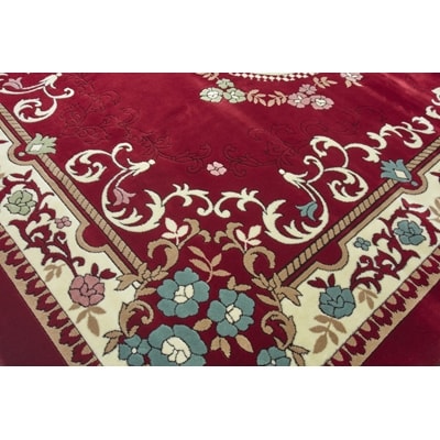 絨毯 ラグマット 長方形 300×200 洗える 厚手 カーペット プエブロ エンジ