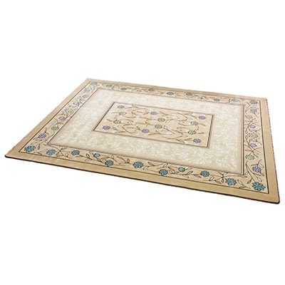 【訳あり】絨毯 ラグマット 3畳 長方形 250×200  コスモス ベージュ