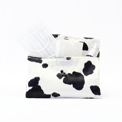 OKADA TEXTILE ティッシュケース3点セット(ホルスタイン柄)