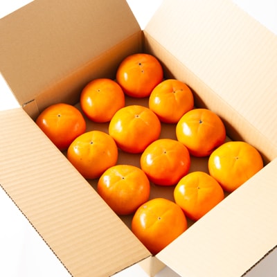 和歌山県産　美濃農園の富有柿　ご家庭用　12個(2Lサイズ程度)