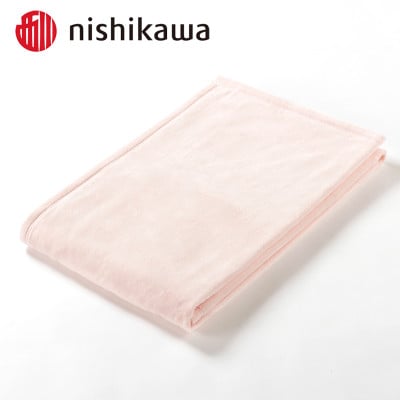 西川のシール織綿毛布　ピンク　シングル　140×200cm　FQ03151019/100