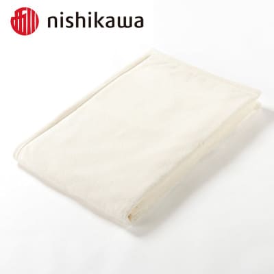 西川のシール織綿毛布　ホワイト　ダブル　180×210cm　FQ23231019/700
