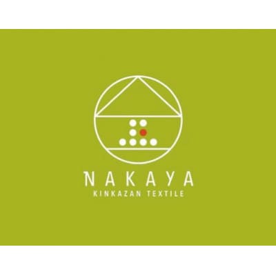 NAKAYA KINKAZAN TEXTILE ハンドメイド用生地 約135×30 MJ198ブルー