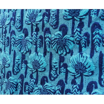 NAKAYA KINKAZAN TEXTILE ハンドメイド用生地 約135×50 MJ198ブルー
