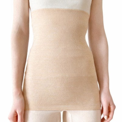 シルク100%オールシーズン腹巻き(男女兼用)【オートミール1枚】