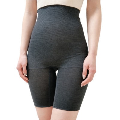 シルク100%腹巻きパンツ【チャコール1枚】