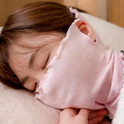 シルク100%おやすみマスク【さくらピンク1枚】