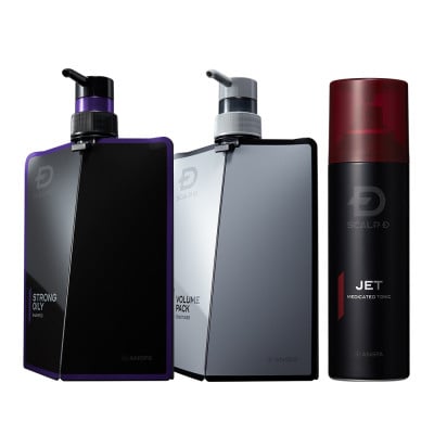 スカルプD　シャンプー+パックコンディショナー+育毛トニック ストロングセット