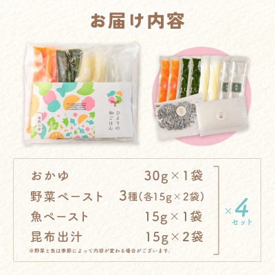 月齢に合わせた離乳食セット(5～6か月向き)合計660g