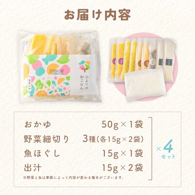 月齢に合わせた離乳食セット(7～8か月向き)合計740g