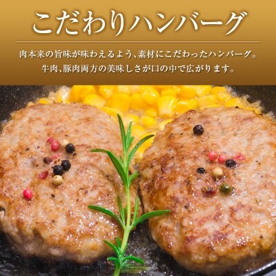 ◆宮崎県産こだわりハンバーグとチーズインハンバーグセット(合計1.26kg)